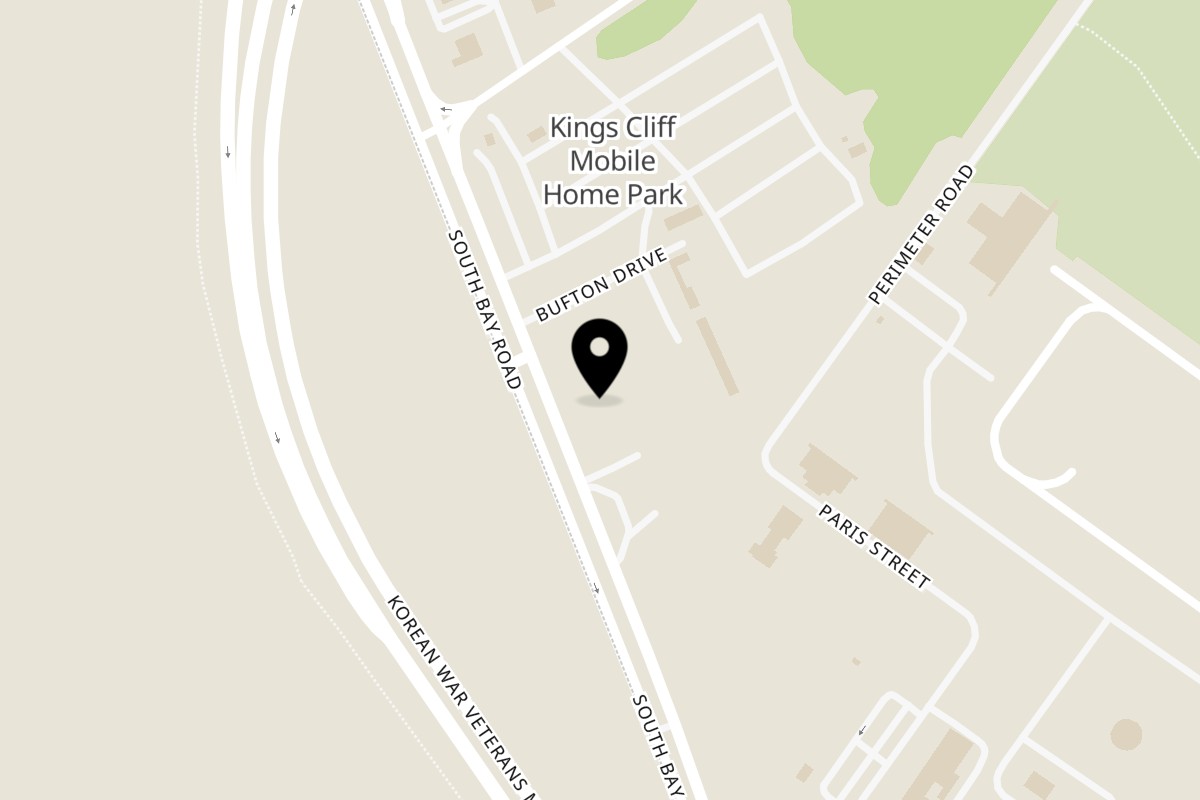 Map showing the location of La Hacienda Milford Restaurant Dover AFB on 1171 S Bay Rd in Dover